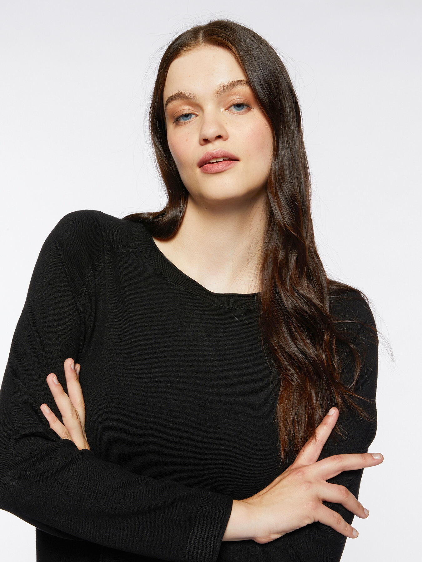 Pullover mit U-Boot-Ausschnitt image number 3