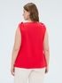 Cotton top with bow knots on the shoulders image number 1