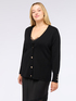 V-neck cardigan with buttons image number 2