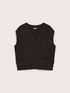 Fine knit V-neck vest image number 4