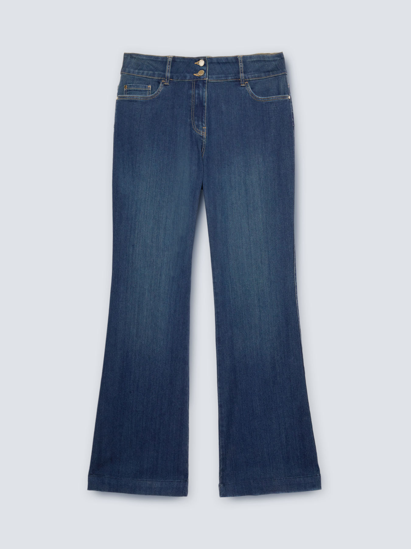 Jeans flare Turchese image number 5