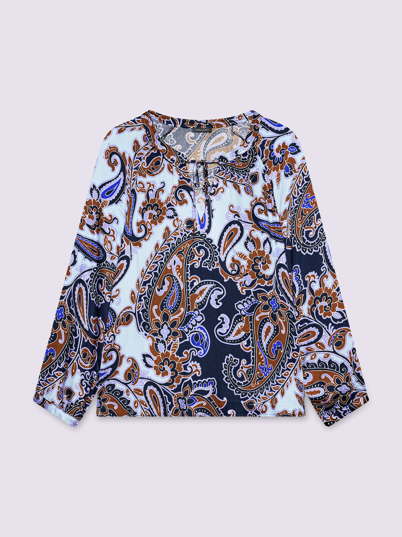 Viskose-Bluse mit Paisley-Muster image number 4
