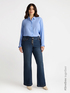 Flared jeans with buttons image number 0