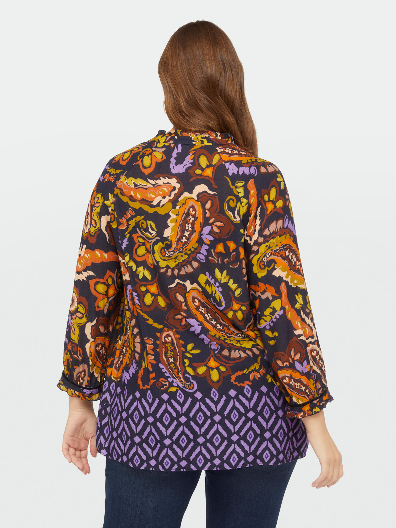 Blusa con estampado paisley image number 1