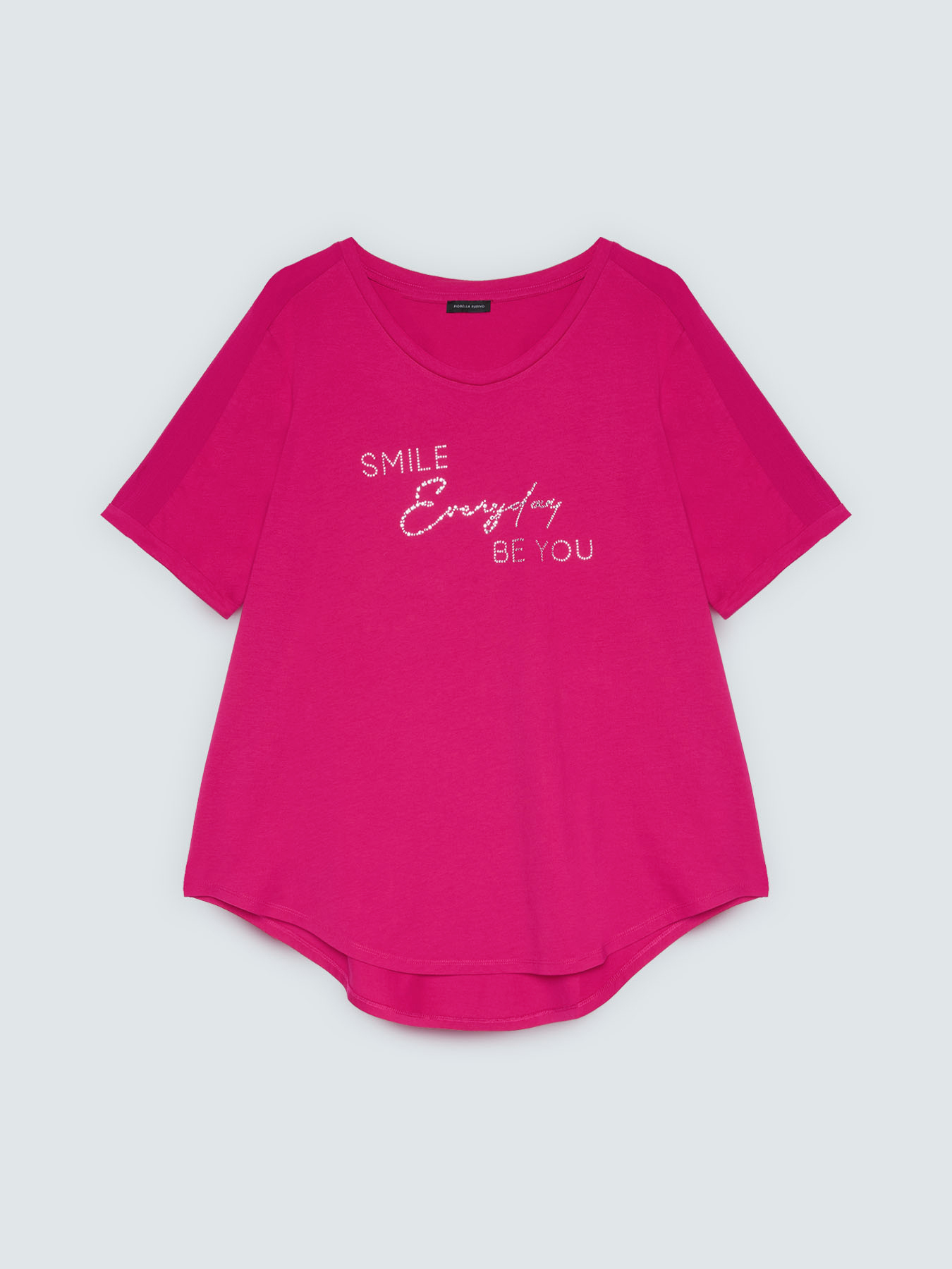 Cotton t-shirt with motivational slogan image number 4