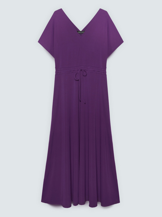Pretty jersey dress with drawstring waist