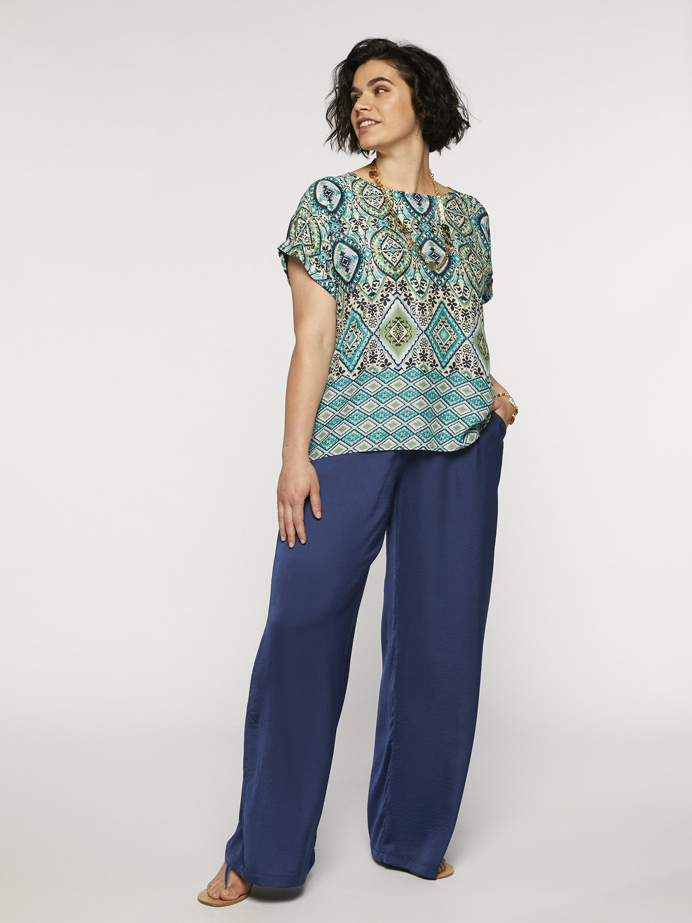 Camiseta con estampado &eacute;tnico image number 2