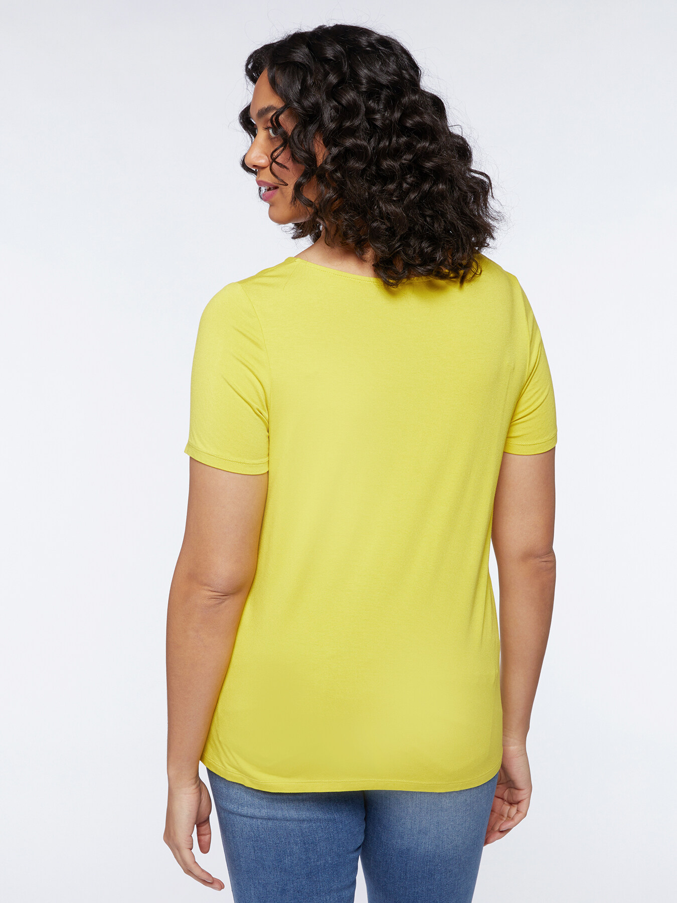 T-Shirt mit Knoten vorn image number 1