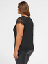 T-shirt with lace image number 1