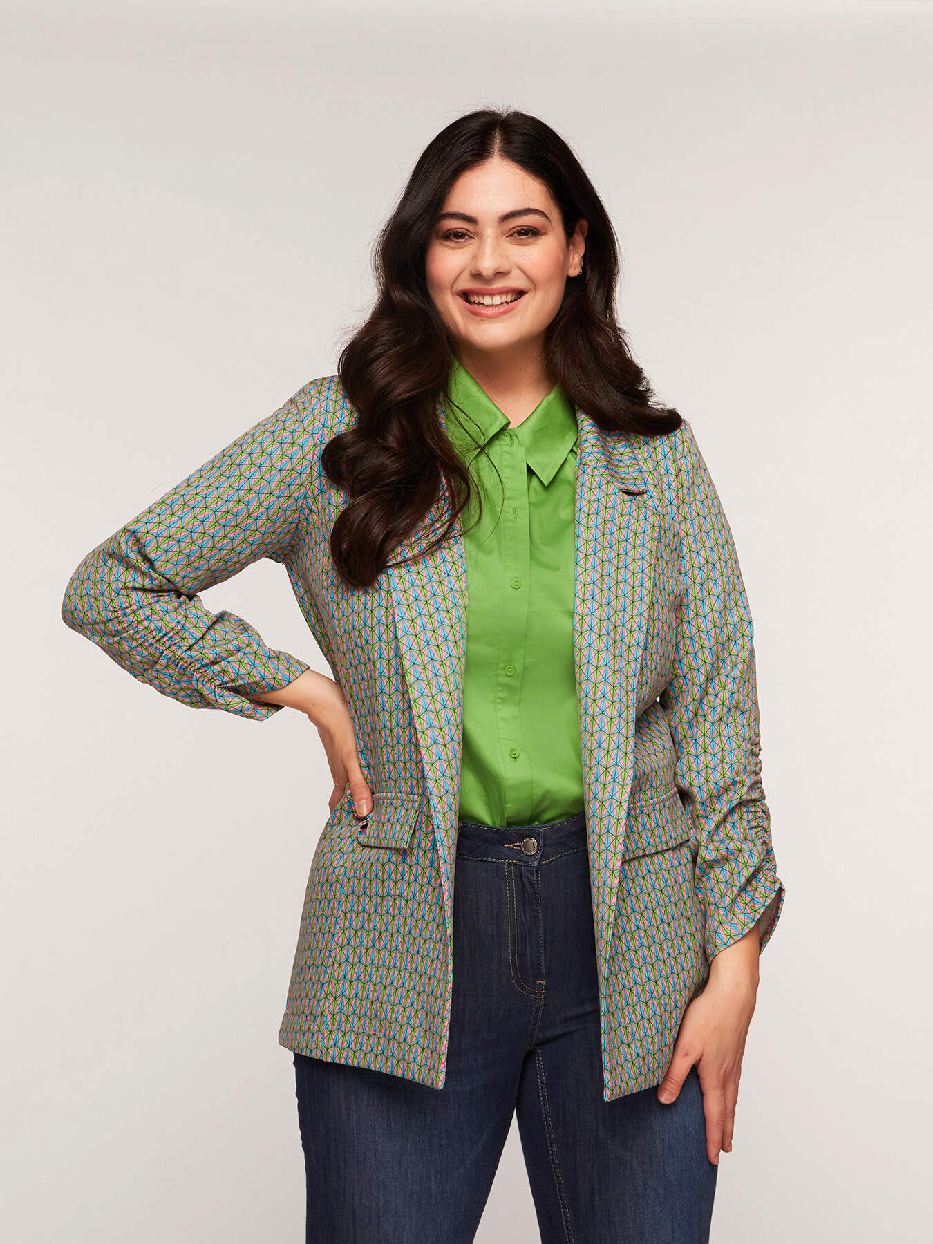 Giacca fantasia multicolor image number 2