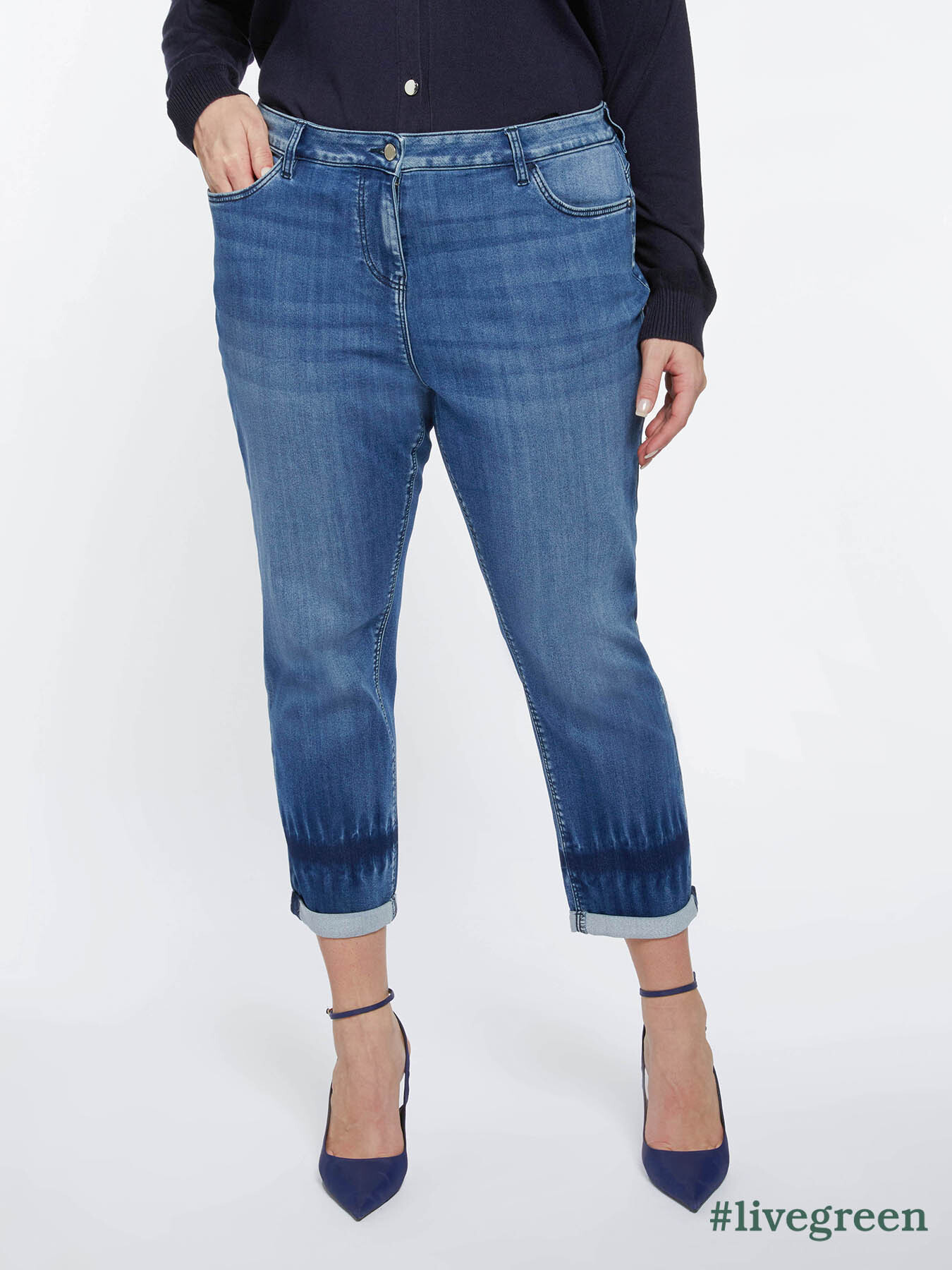 Slim Girl Fit Jeans Batik image number 0