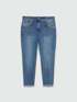 Girl-fit jeans with chain detail image number 4