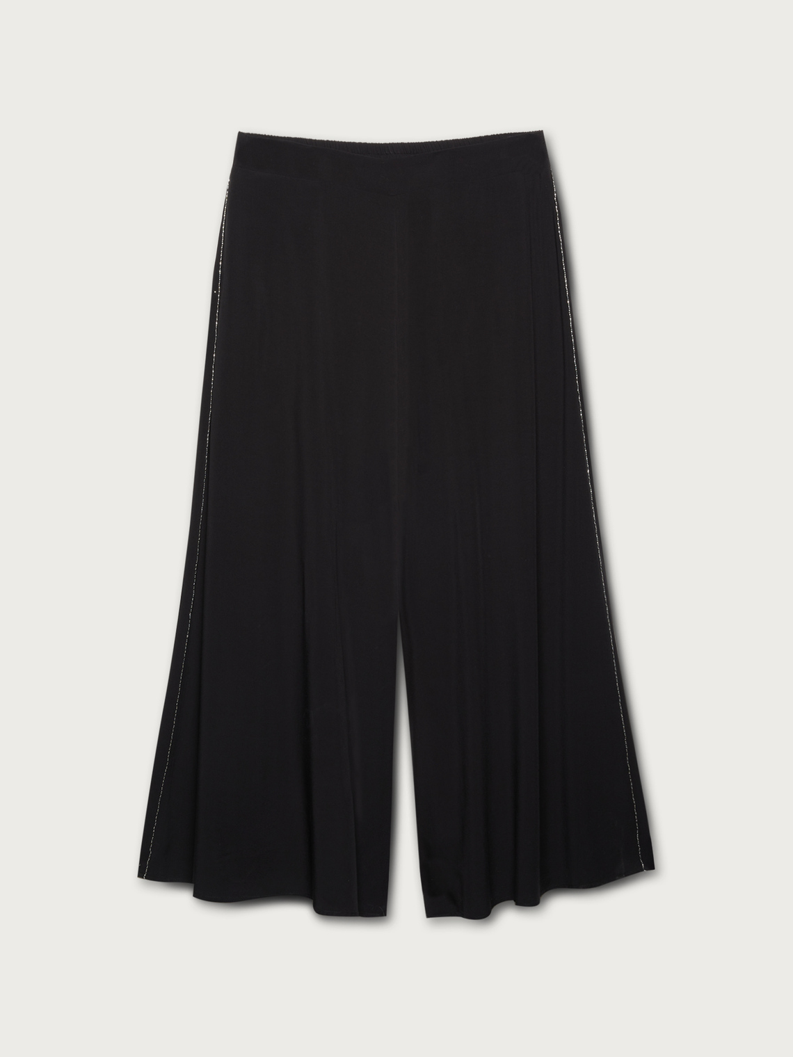 Pantaloni palazzo con ricamo - FiorellaRubino.com