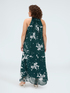 Vestito lungo Free stampa foliage image number 1
