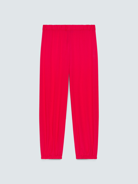 Joggers with elastic ankle
