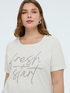 T-shirt with rhinestone lettering image number 3