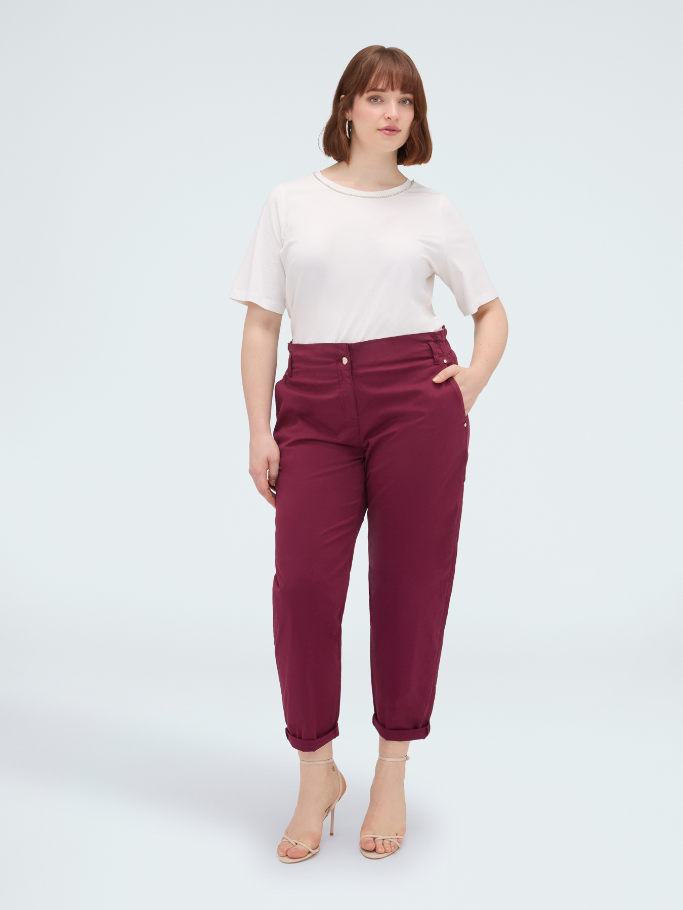 Pantaloni Balloon in misto cotone image number 4