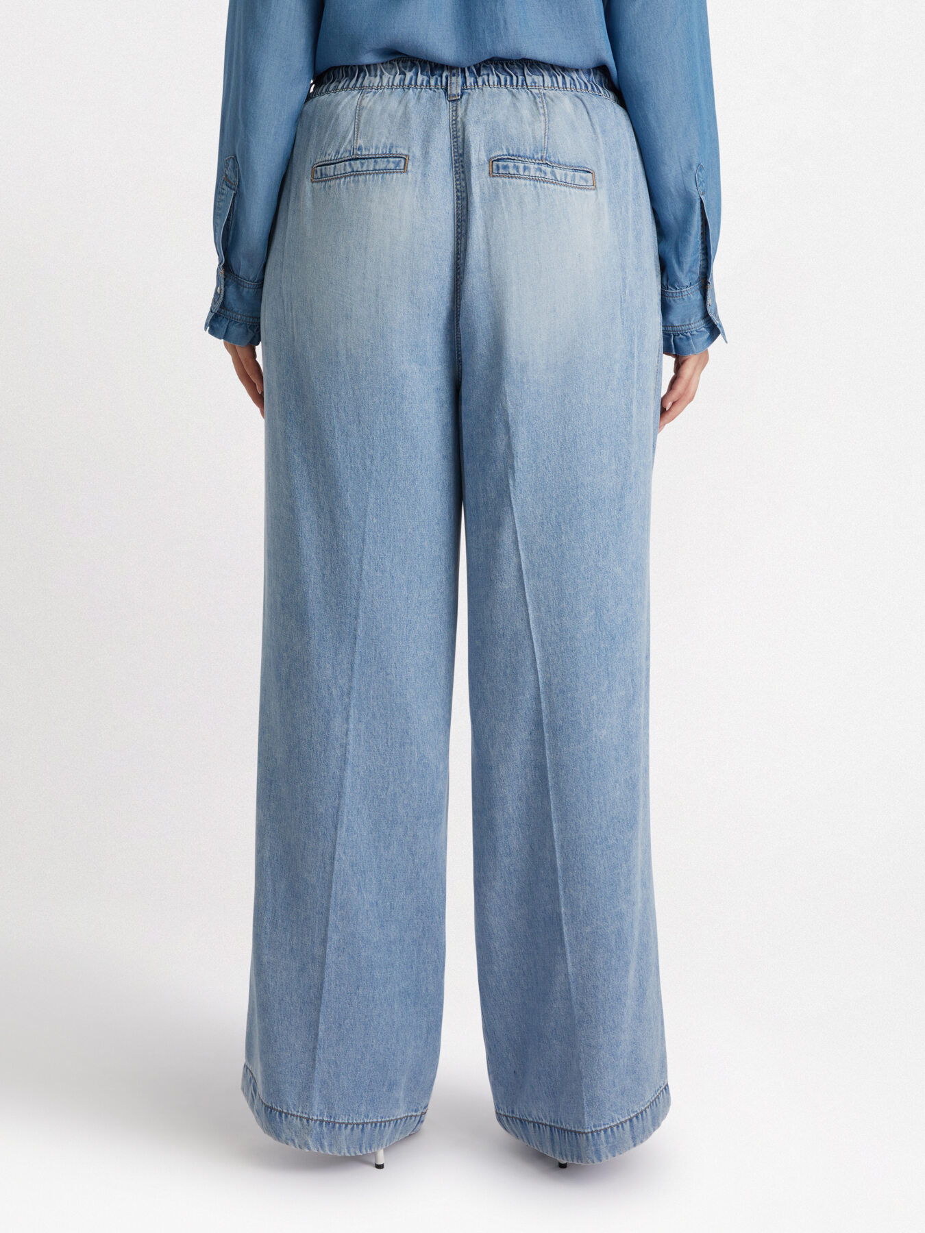 Pantal&oacute;n anchos con fibras de TENCEL&trade; image number 1