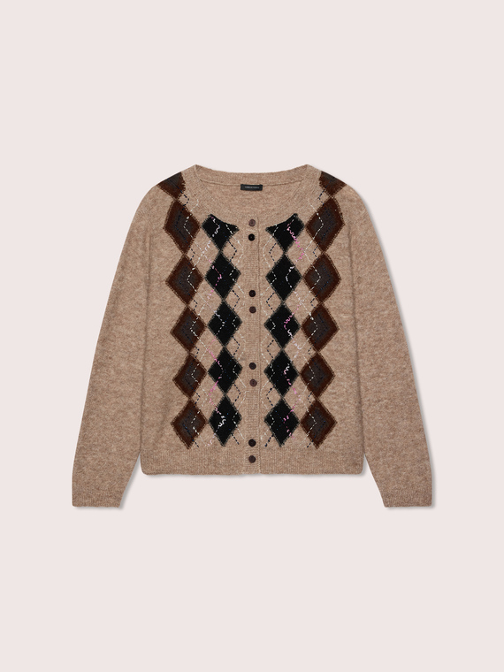 Argyle cardigan
