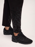 Joggers with embossed leopard print image number 3