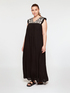 Long dress with ethnic embroidery image number 0