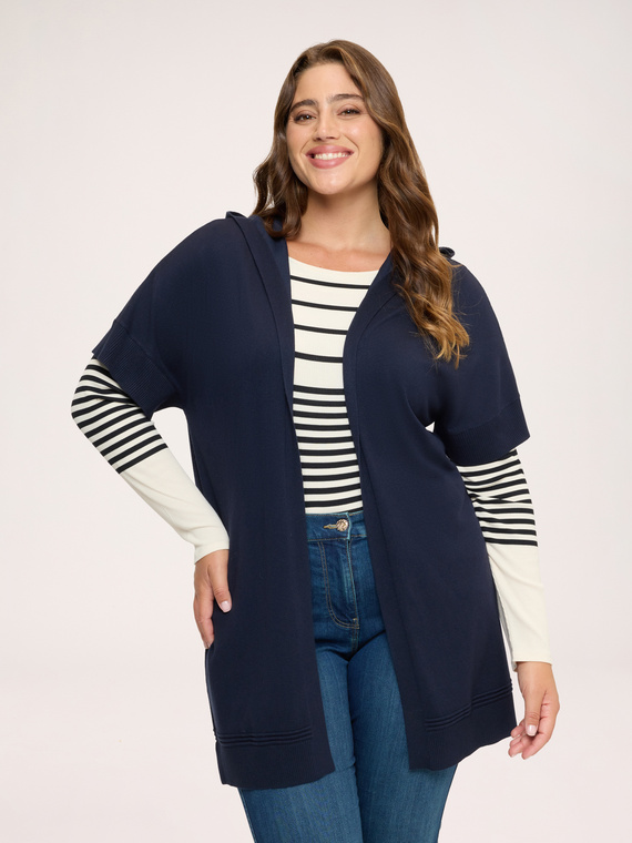 Maxi hooded vest