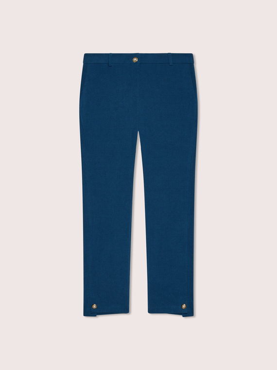 Pantalon New York en velours c&ocirc;tel&eacute;