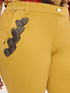 Chino trousers with appliqu&eacute;s image number 3