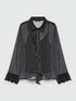 Polka dot shirt with flounces image number 4
