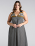 Long dress with tribal print image number 3