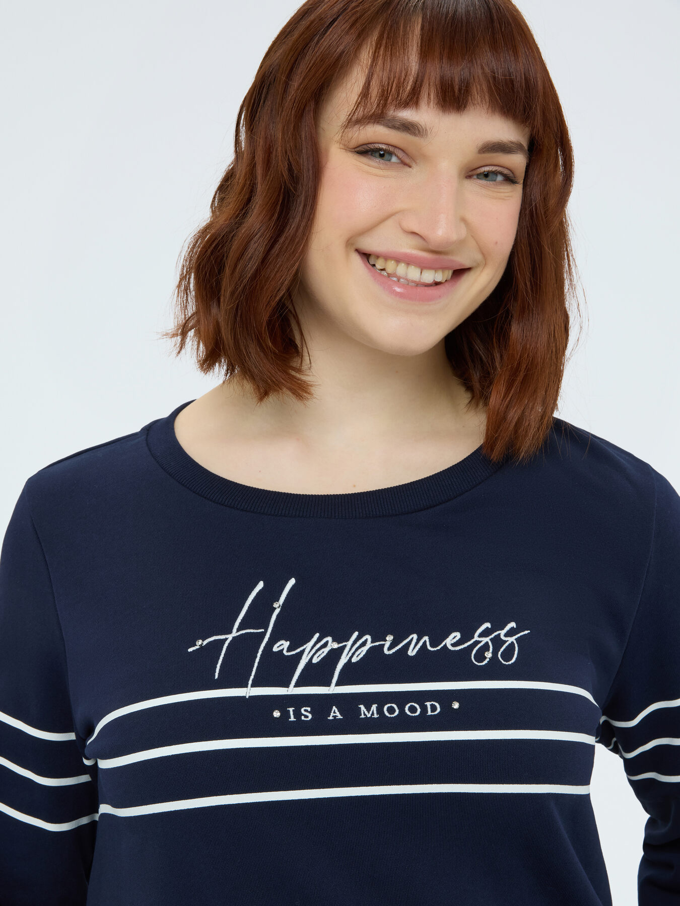 Cotton sweatshirt with print image number 3