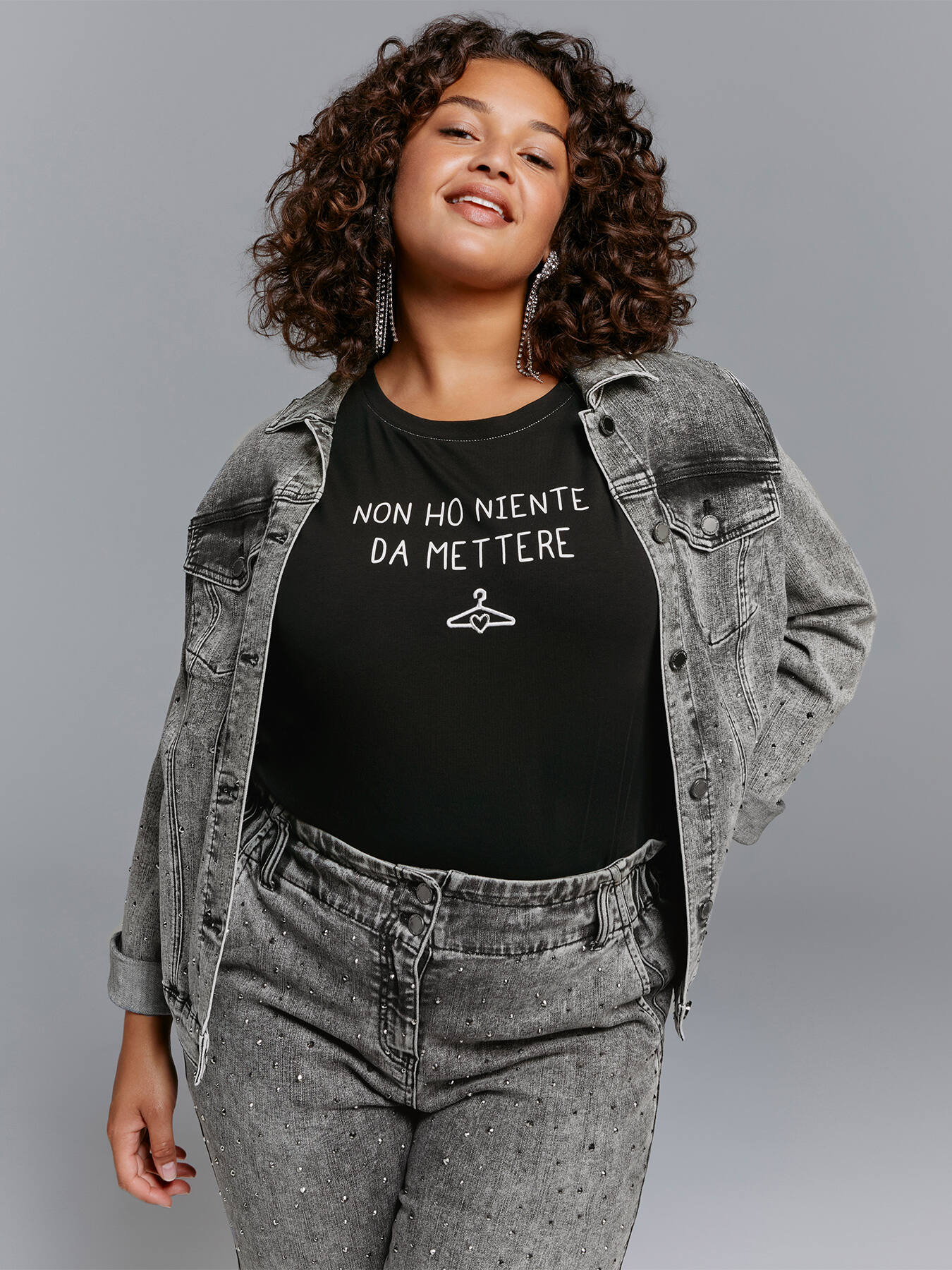 Jersey T-shirt with funny slogan image number 4