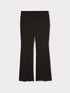 Crepe jersey flared trousers image number 3