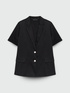 Blazer mit kurzen &Auml;rmeln aus Baumwolle image number 4