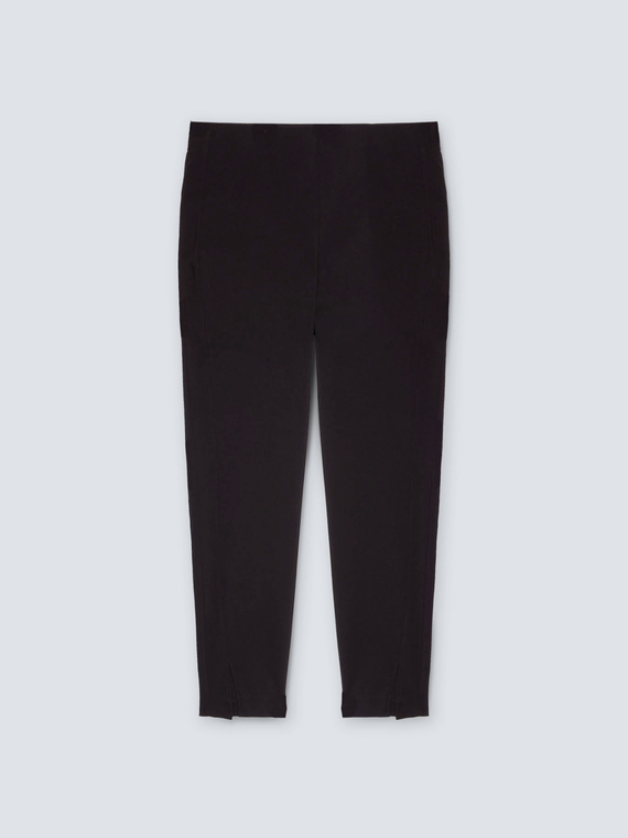 Skinny trousers with side inserts