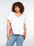 T-Shirt mit Blumenmuster-Eins&auml;tzen image number 2