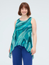 Georgette top with print image number 2