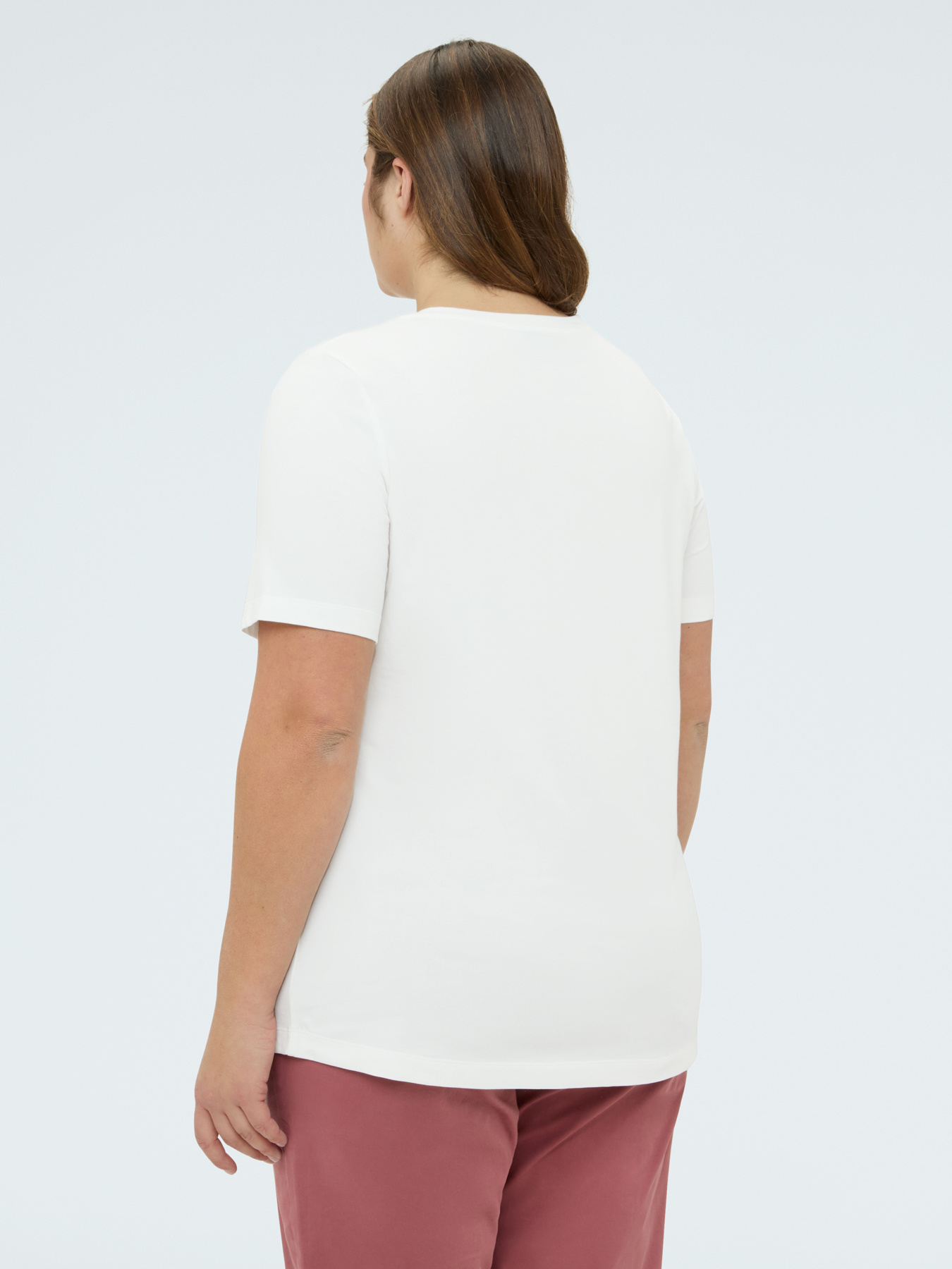 T-shirt en coton avec inscription Flower image number 1