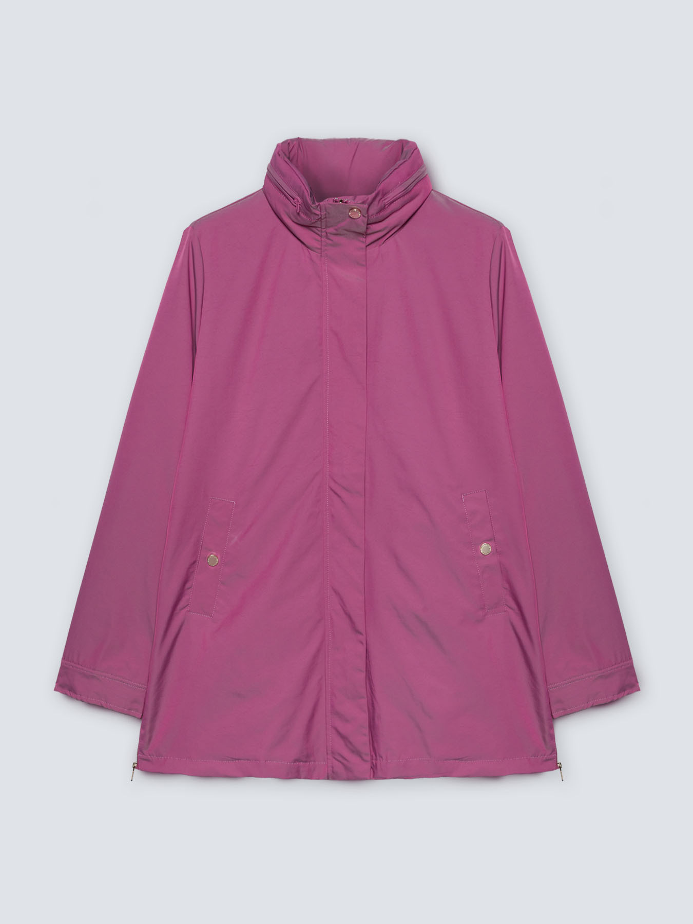 Giacca antivento in nylon cangiante image number 4