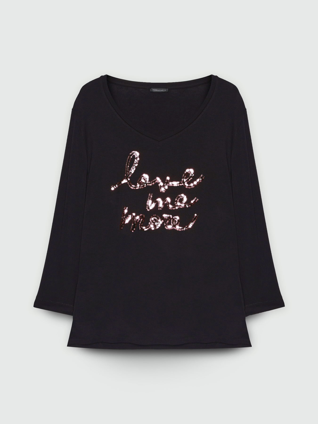 LENZING&trade; ECOVERO&trade; viscose embroidered T-shirt image number 4