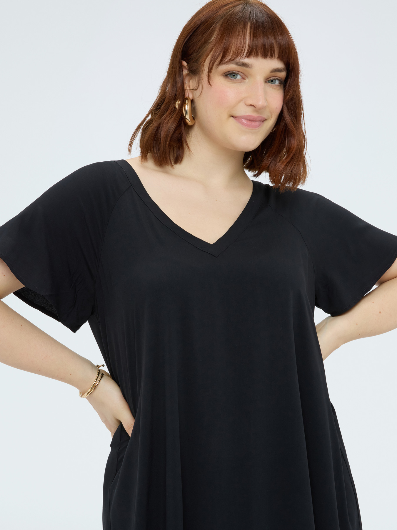 Long viscose dress image number 3
