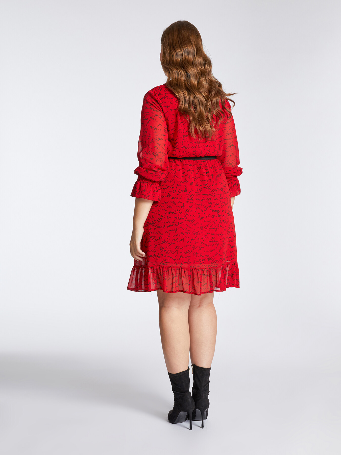 Vestito stampa lettering image number 1