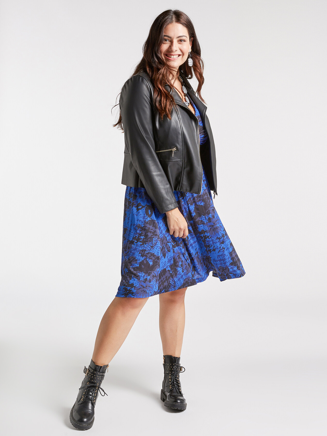 Robe imprim&eacute;e en jersey image number 1