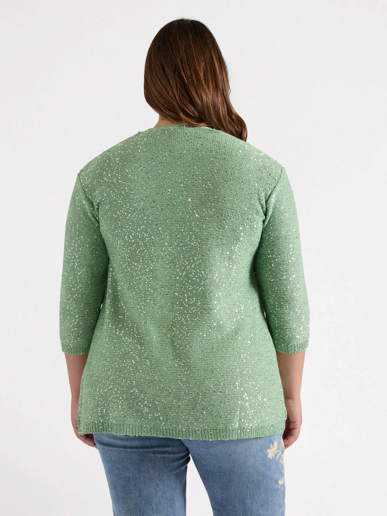 Cardigan mit Pailletten image number 2