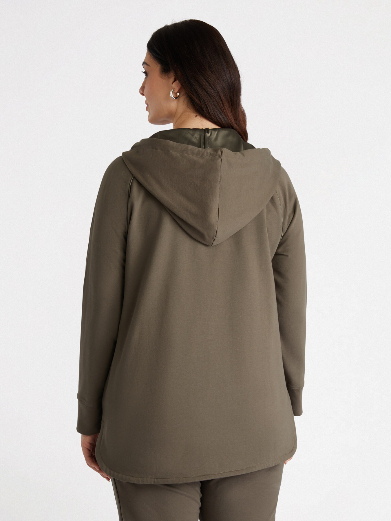 Hooded cotton sweatshirt image number 1