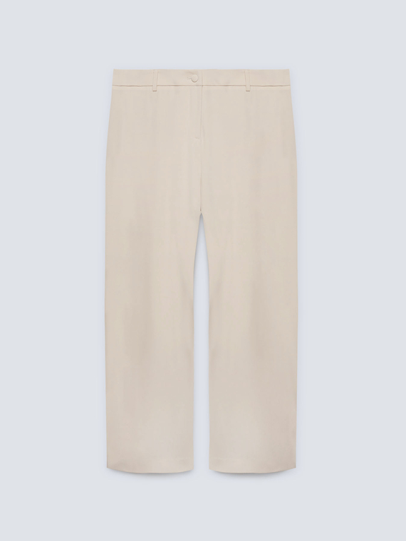Pantalones elegantes de tejido vaporoso
