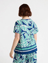 LENZING&trade; ECOVERO&trade; viscose print blouse image number 1