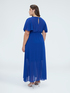 DREAM georgette dress with V-neckline image number 1