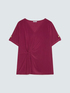 T-Shirt aus Jersey mit Drapierung image number 4