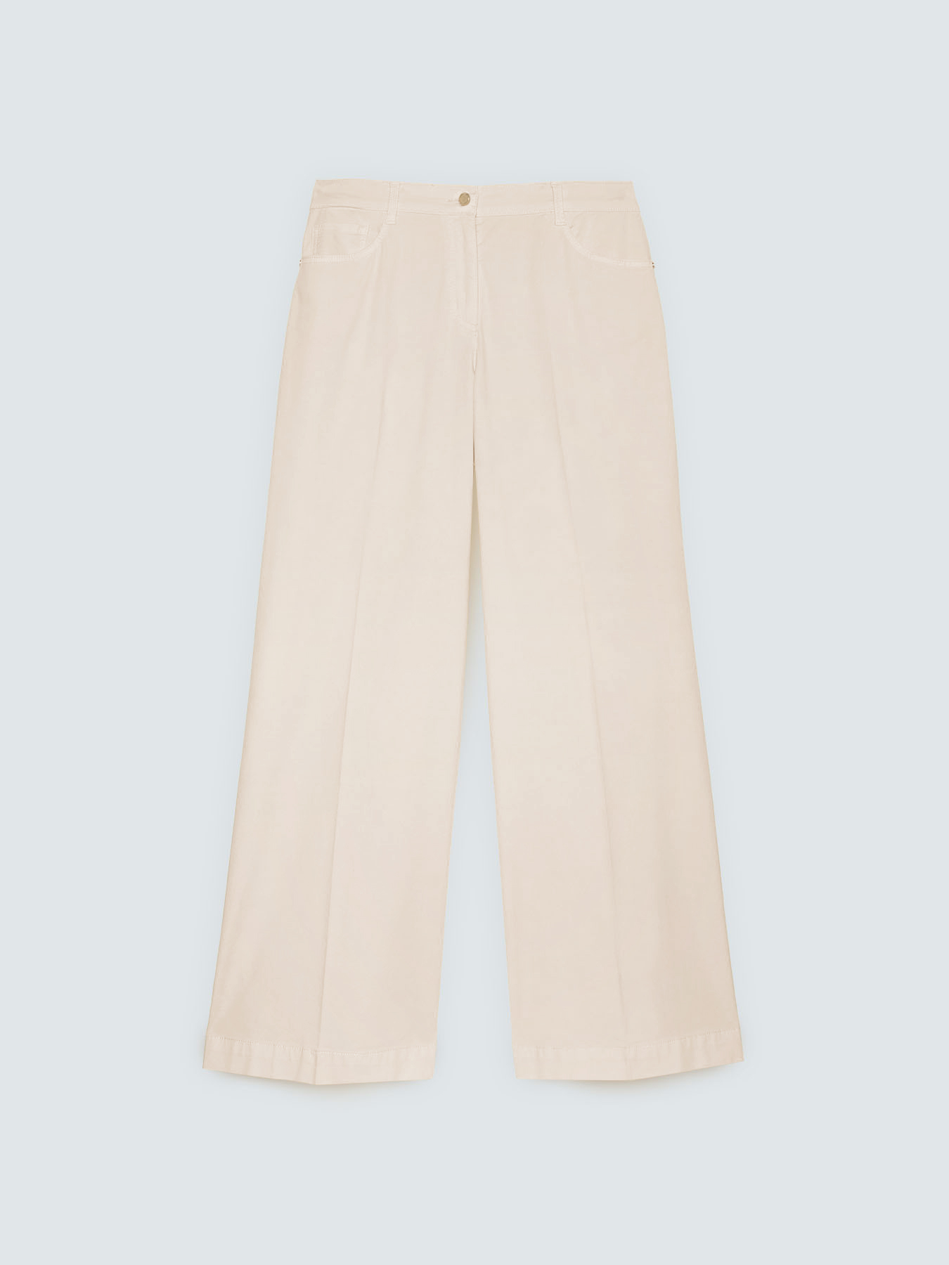 Wide Leg Trousers in lightweight cotton image number 0